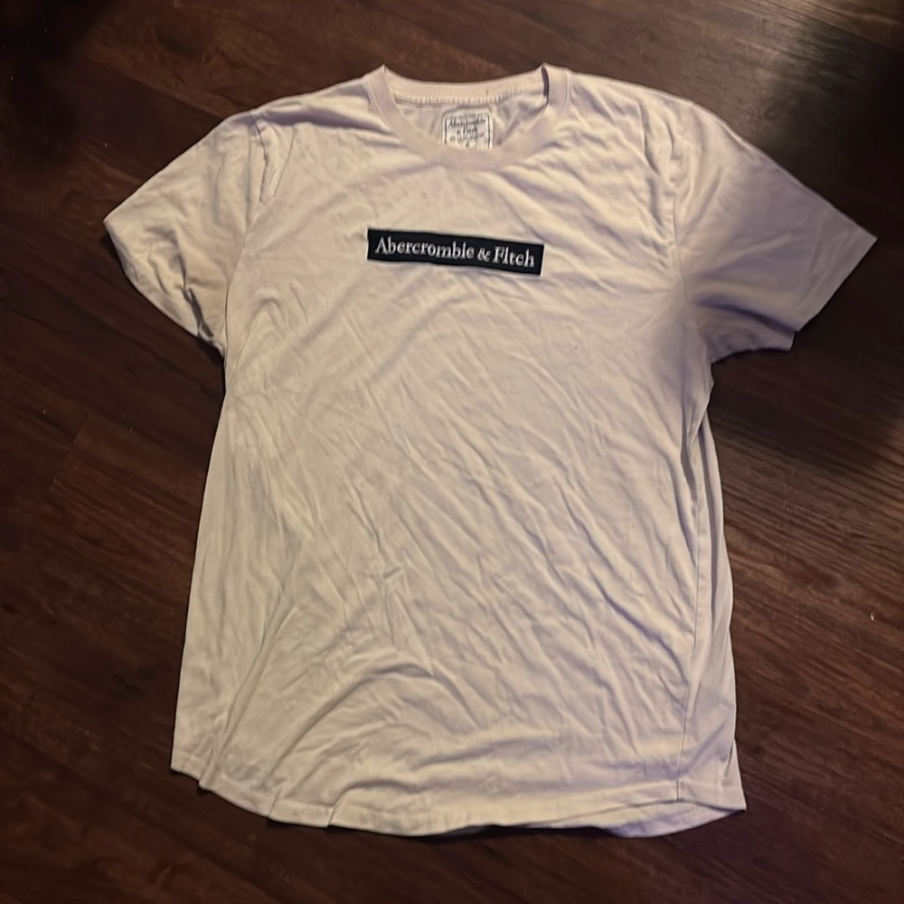 Men’s white Abercrombie and Fitch T-Shirt
